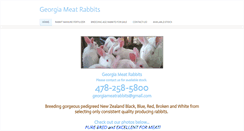 Desktop Screenshot of georgiameatrabbits.com